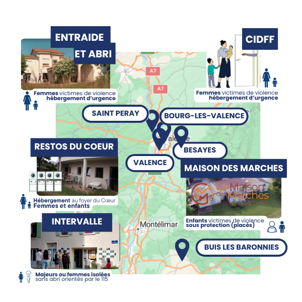 Cartographie des projets finances